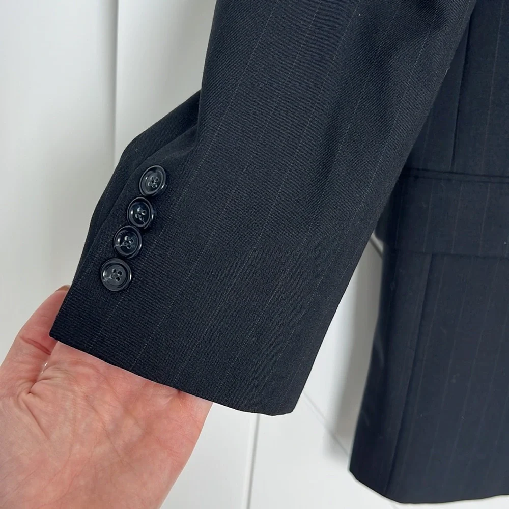 Jos. A. Bank Navy Blue Pin Stripe Suit - Picture 2 of 7